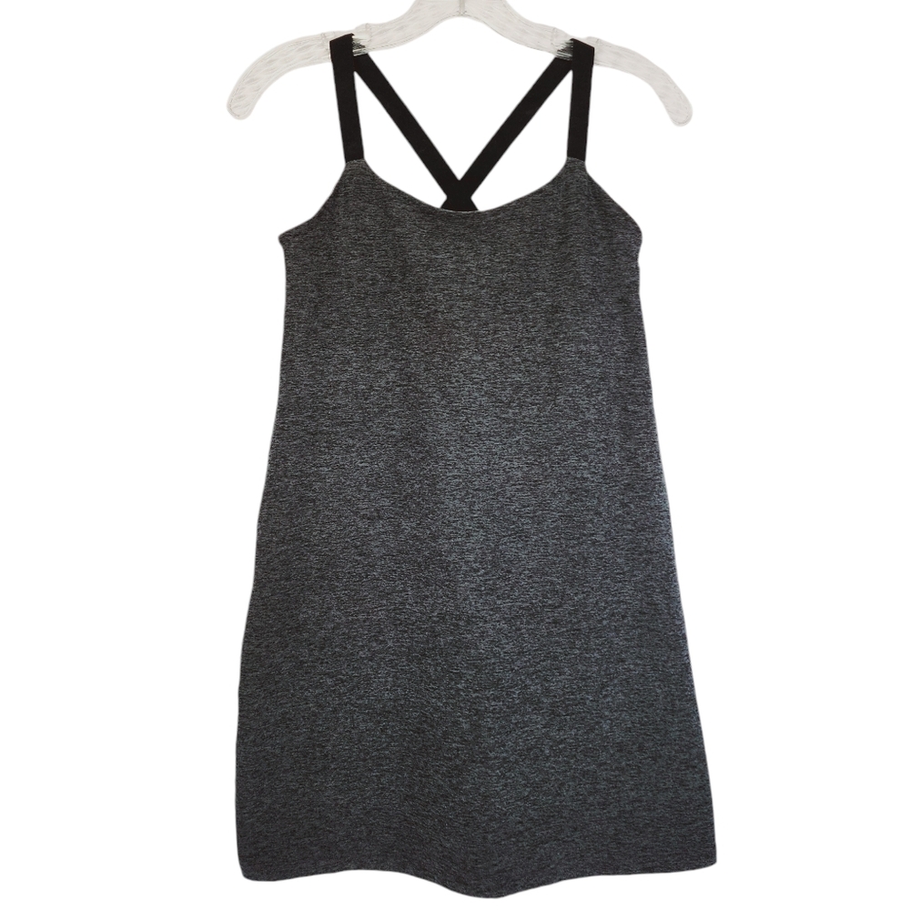 Beyond Yoga Sz S Criss-cross Sleeveless Activewear Build-in Shorts Dress.